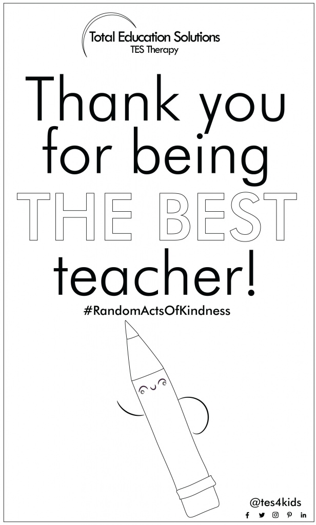 Thanks for being the best teacher - black and white image